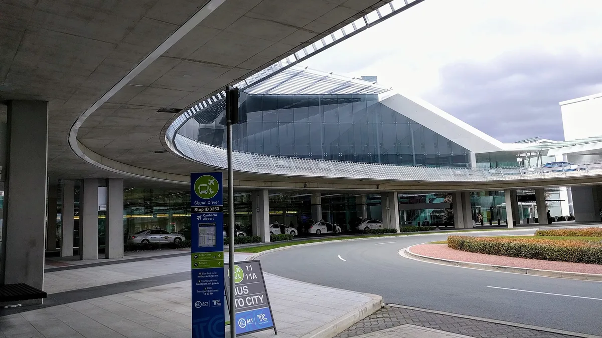 Canberra Airport in Australia