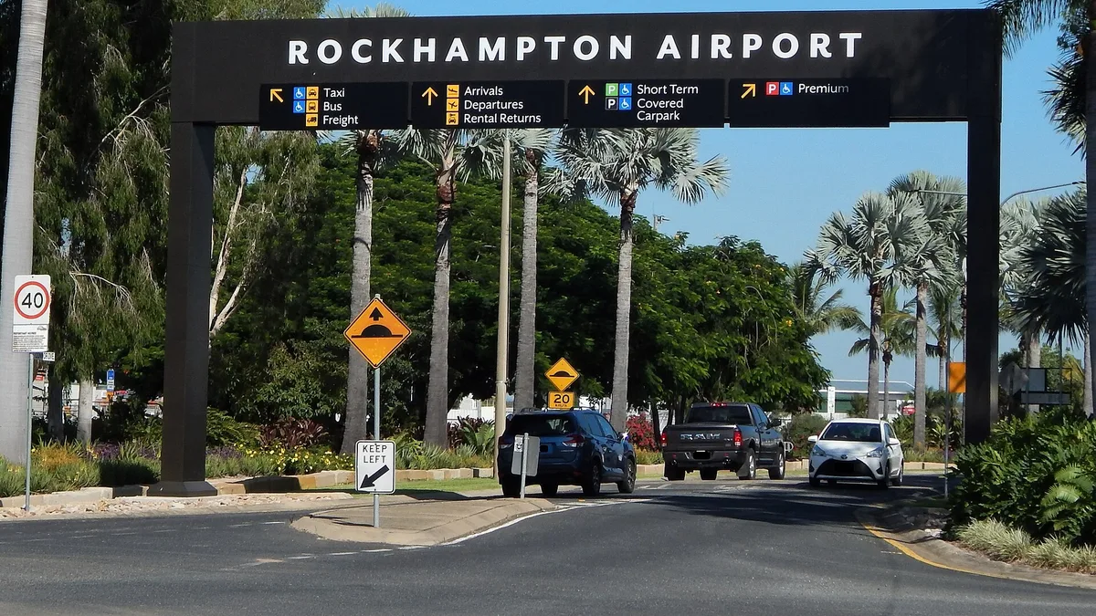 Rockhampton Airport in Australia
