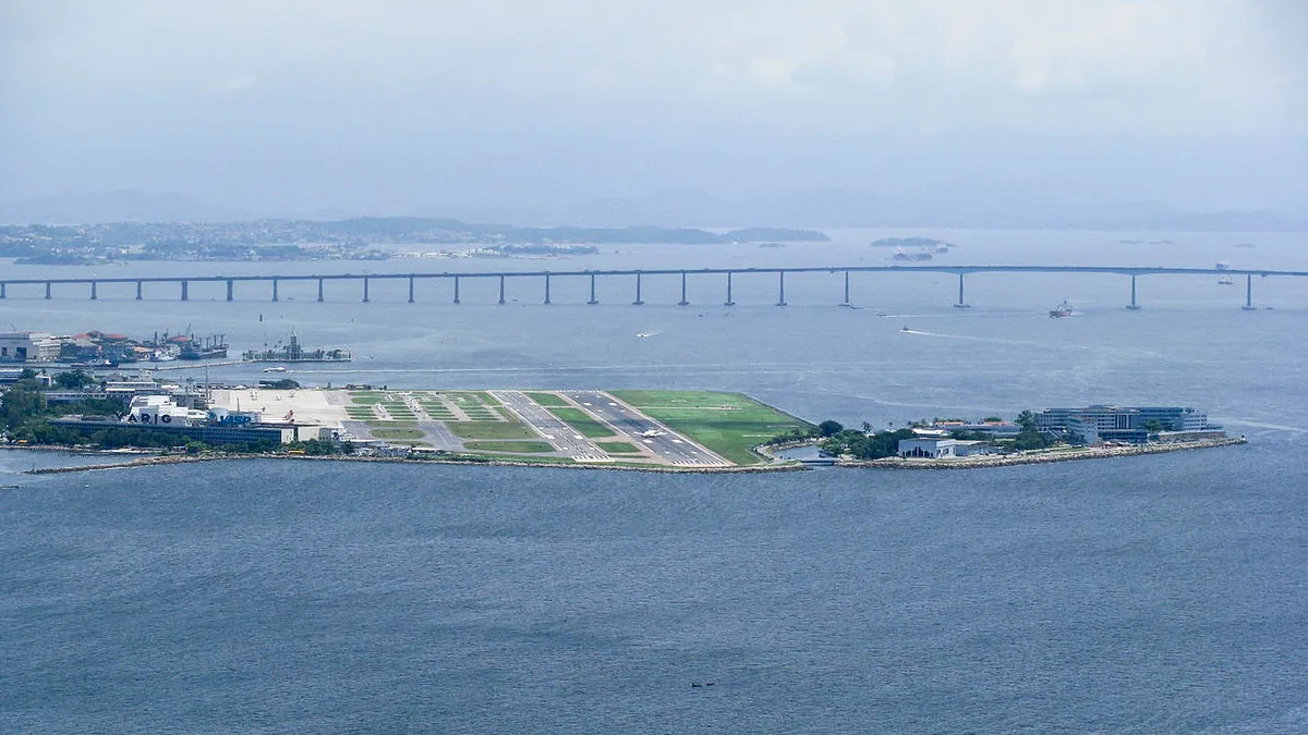 Santos Dumont Airport in Brazil