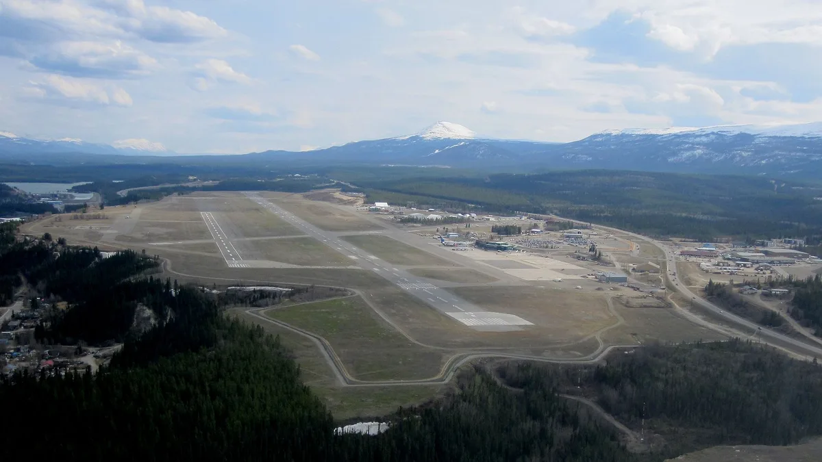Erik Nielsen Whitehorse International Airport in Canada