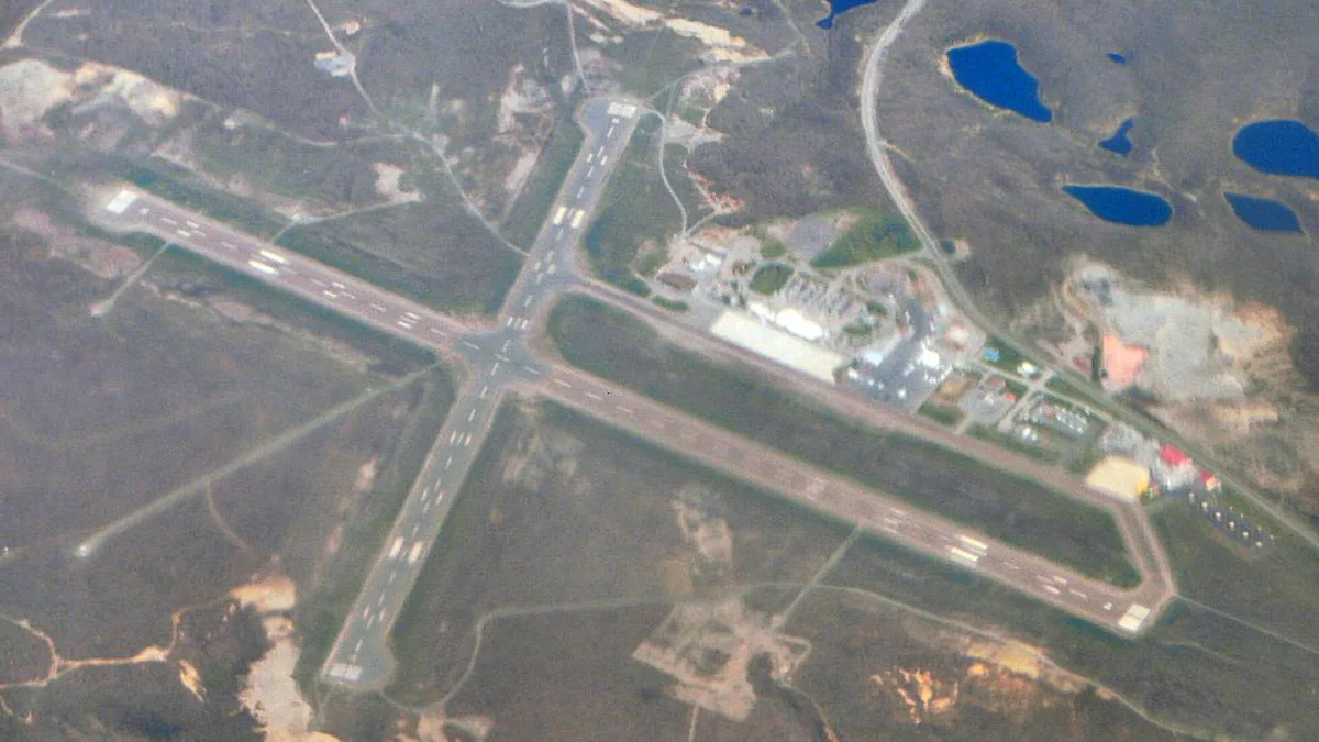 Sudbury Airport in Canada