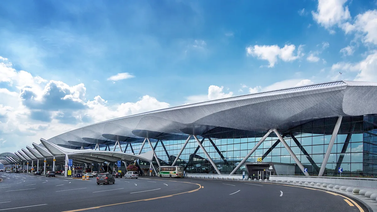 Guangzhou Baiyun International Airport in China