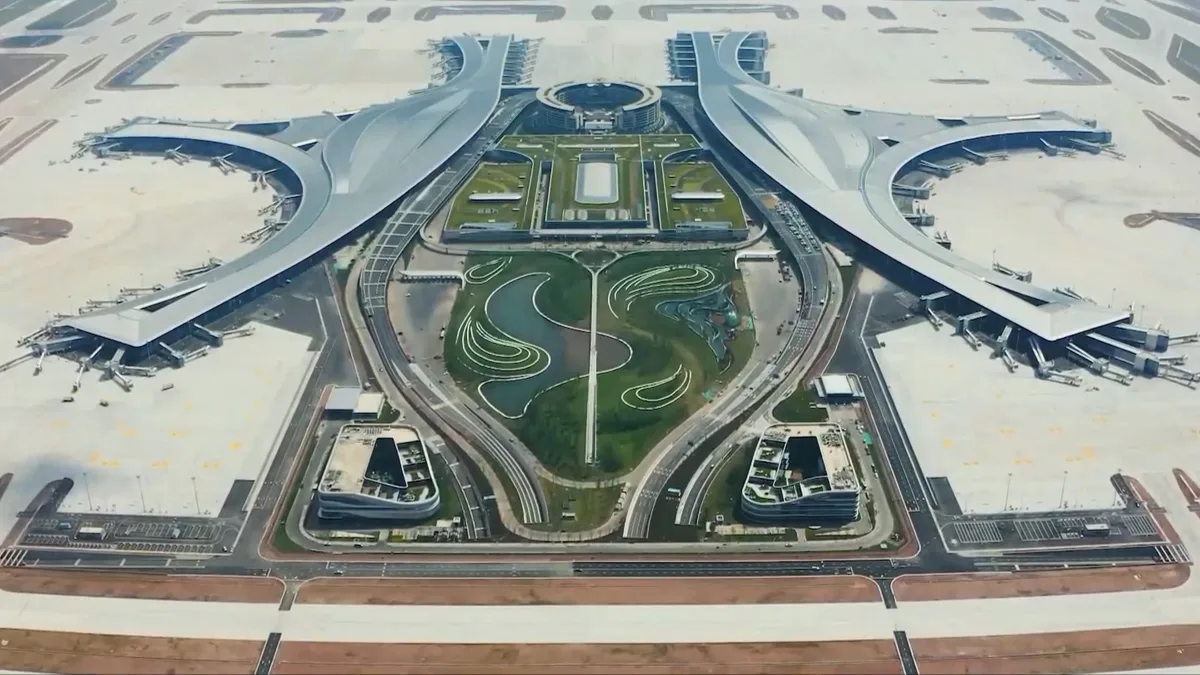 Chengdu Tianfu International Airport in China
