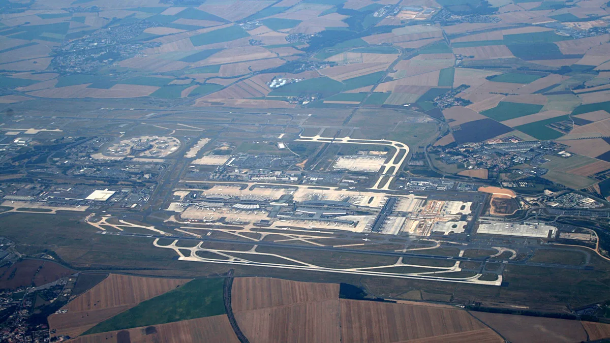 Paris Charles de Gaulle Airport in France