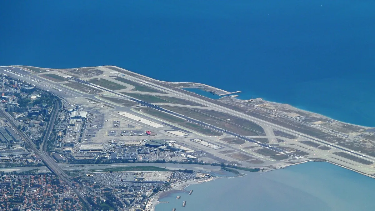 Nice Côte d'Azur Airport in France
