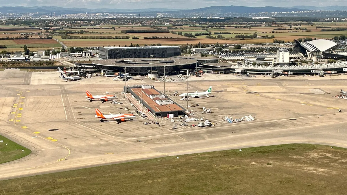 Lyon-Saint Exupéry Airport in France