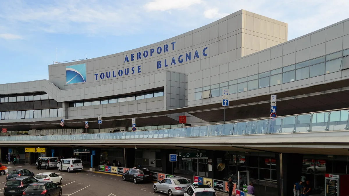 Toulouse-Blagnac Airport in France