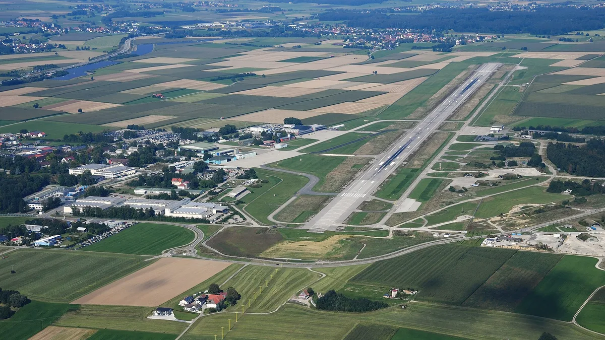 Memmingen Airport in Germany