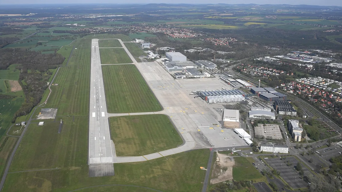 Dresden Airport in Germany
