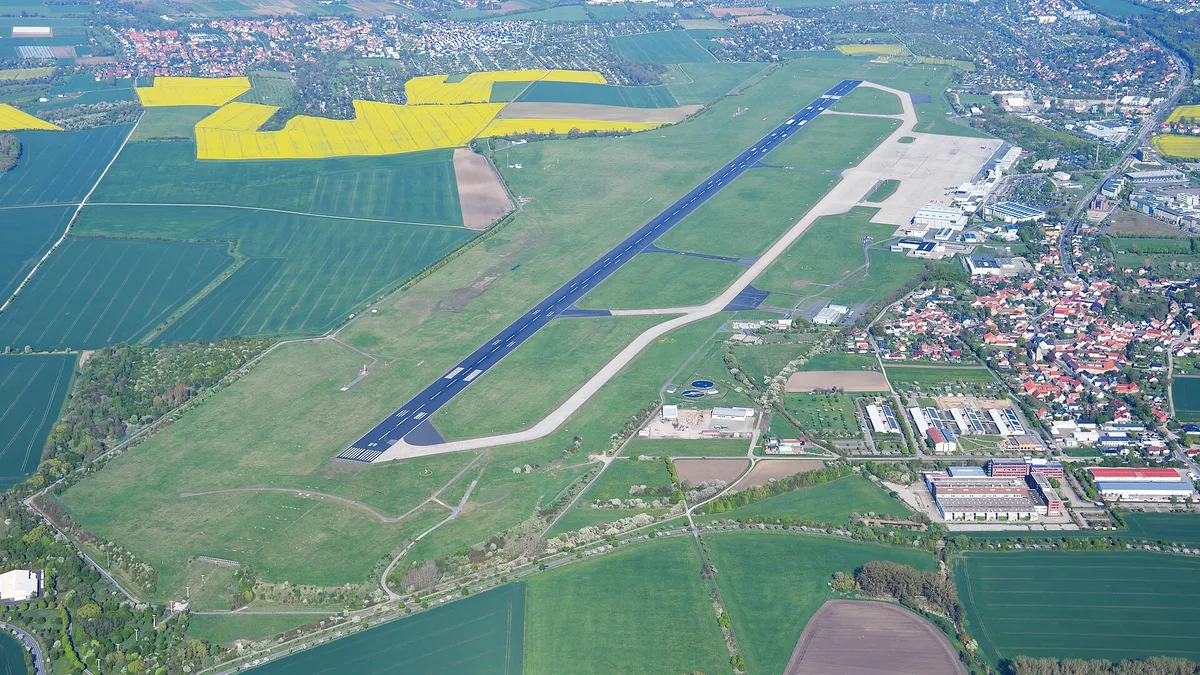 Erfurt-Weimar Airport in Germany