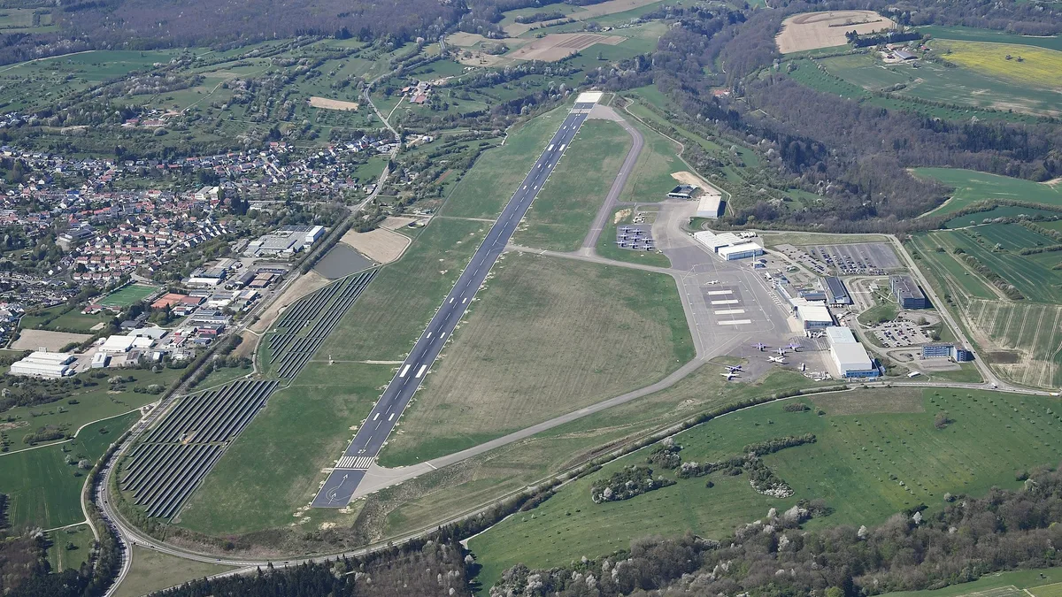 Saarbrücken Airport in Germany