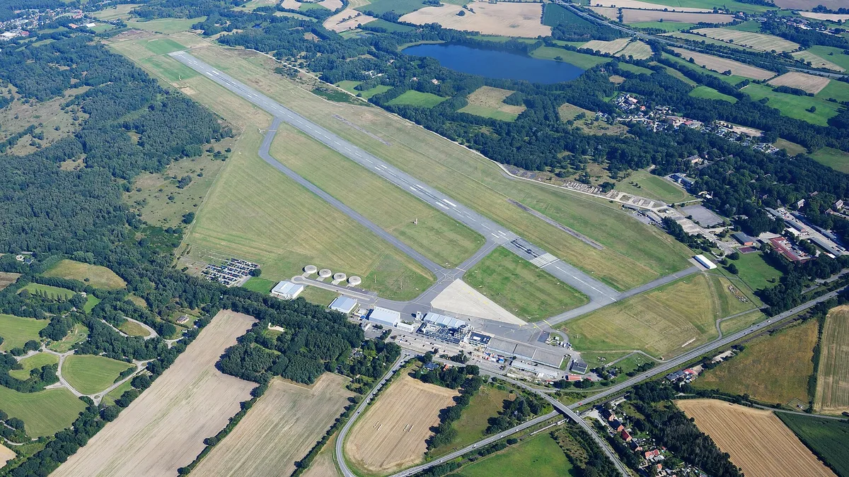 Lübeck Airport in Germany