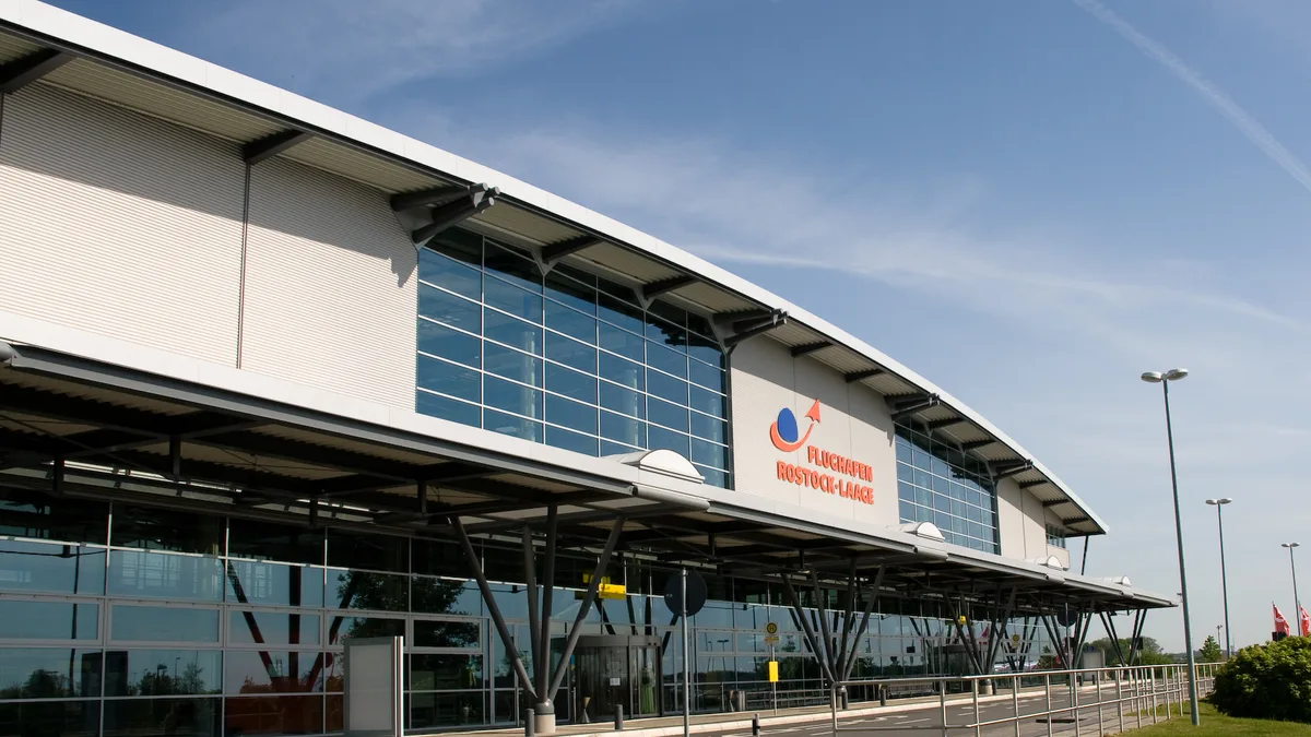 Rostock-Laage Airport in Germany