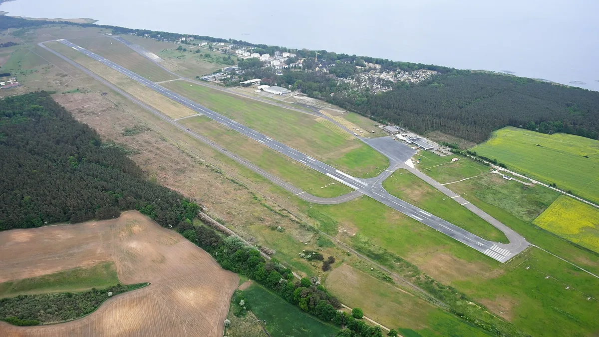 Heringsdorf Airport in Germany