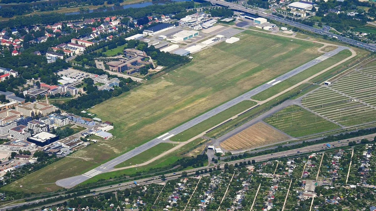 Mannheim City Airport in Germany