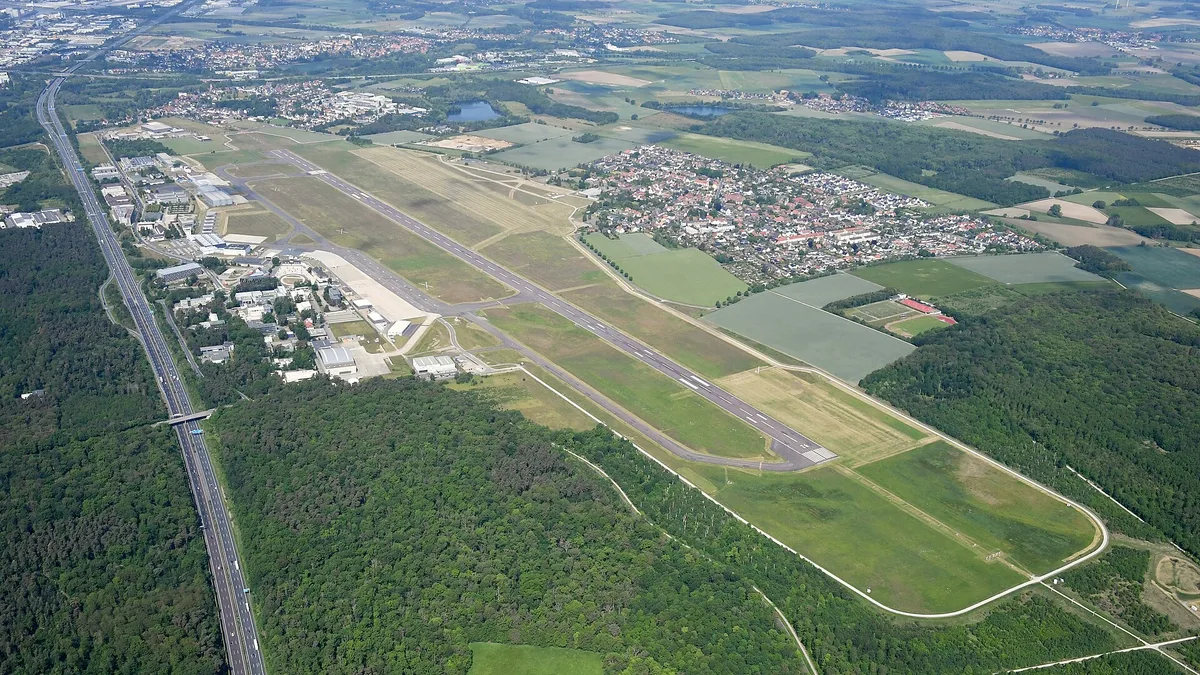 Braunschweig-Wolfsburg Airport in Germany