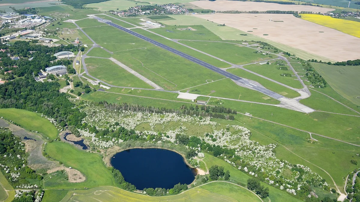 Neubrandenburg Airport in Germany