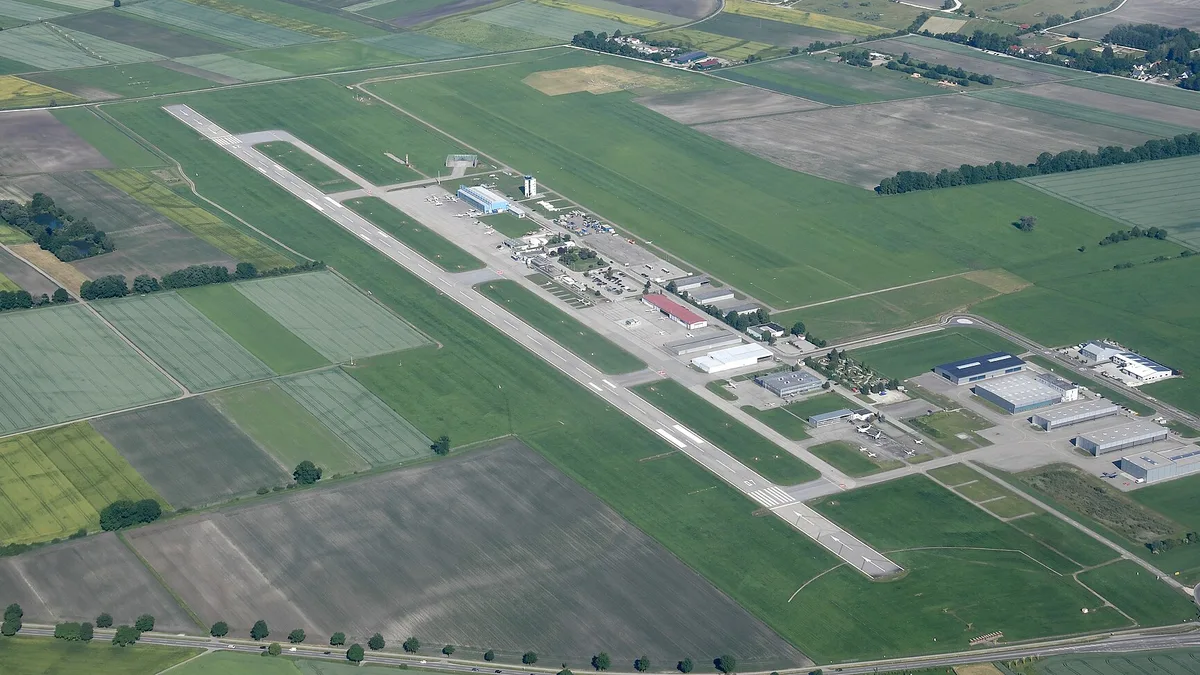 Augsburg Airport in Germany