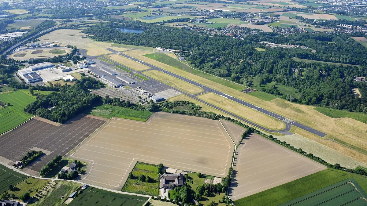 Mönchengladbach Airport in Germany
