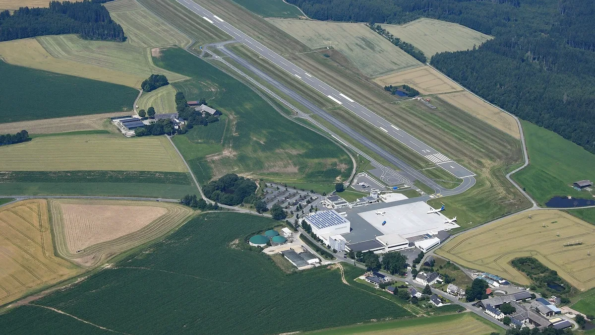 Hof-Plauen Airport in Germany