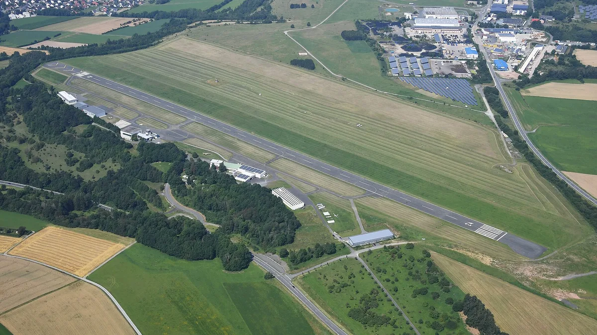 Bayreuth Airport in Germany