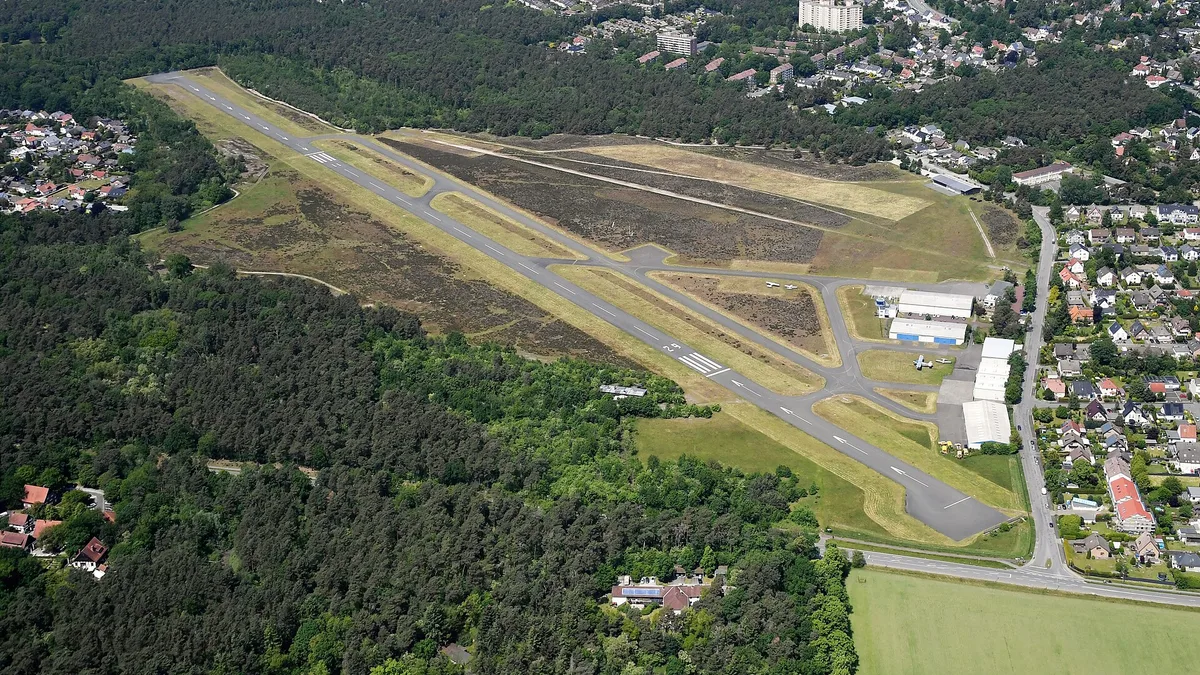 Bielefeld Airport in Germany