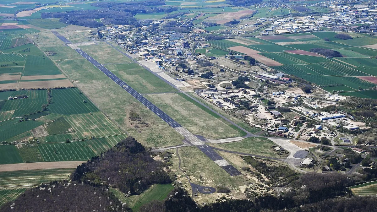 Bitburg Airport in Germany
