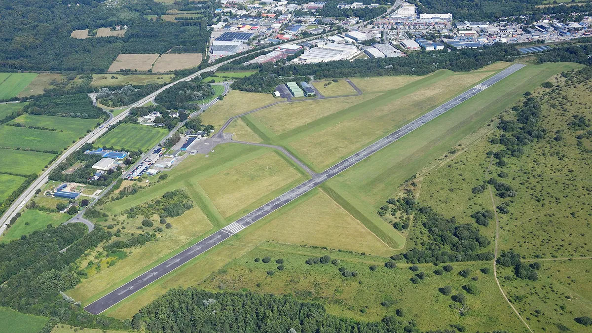 Flensburg-Schäferhaus Airport in Germany