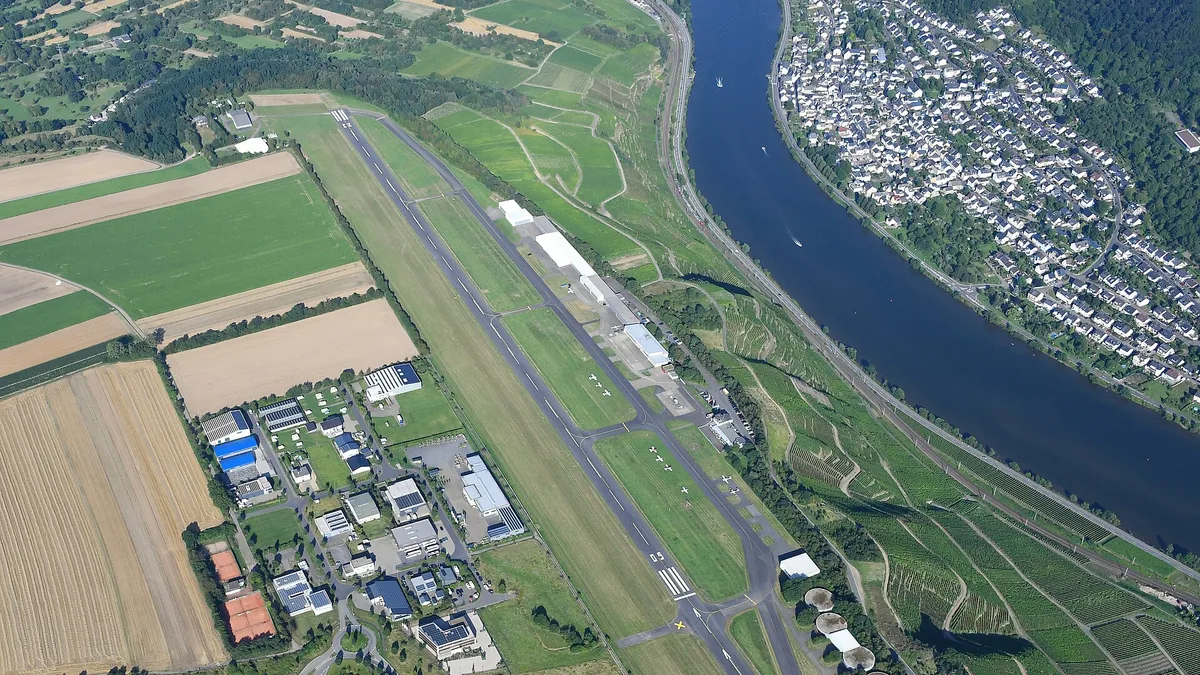 Koblenz-Winningen Airport in Germany