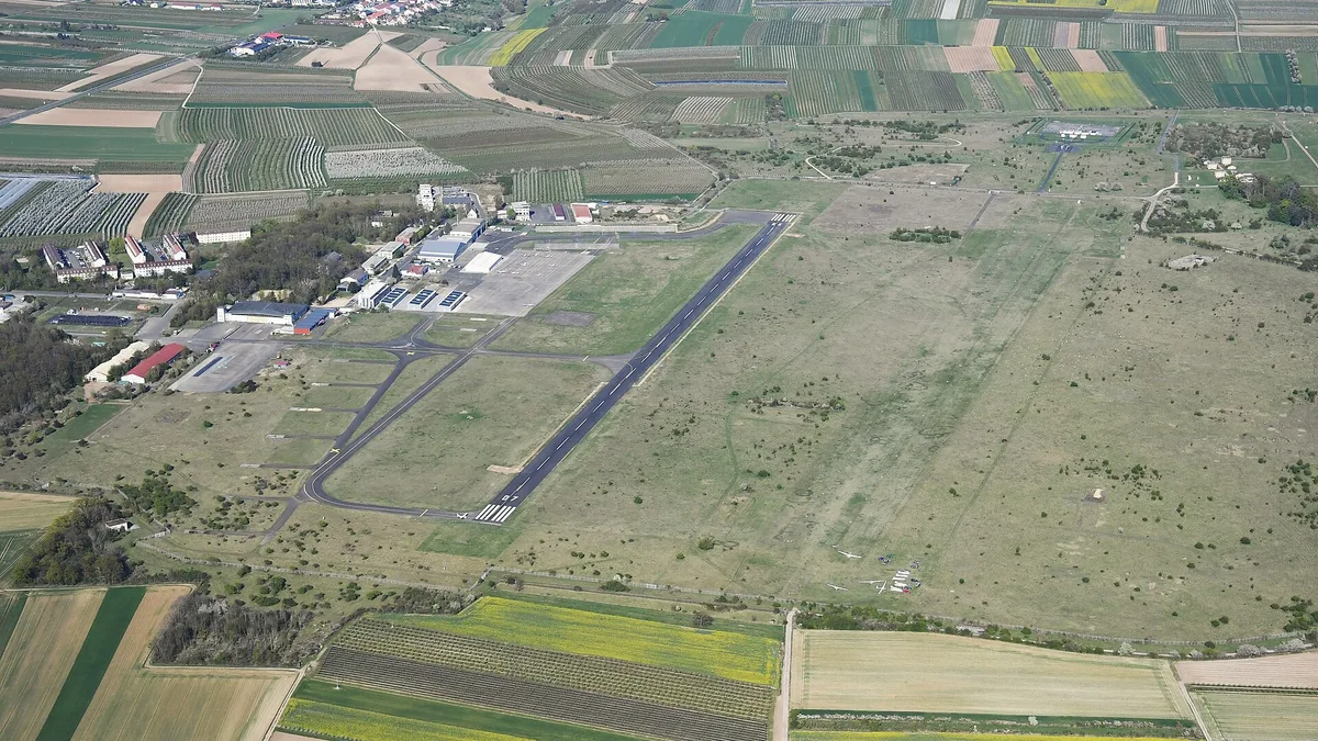 Mainz-Finthen Airport in Germany