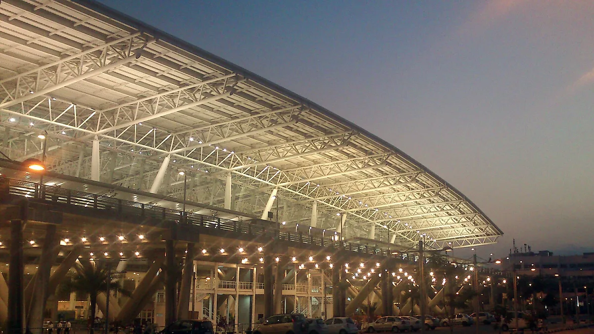 Chennai International Airport in India