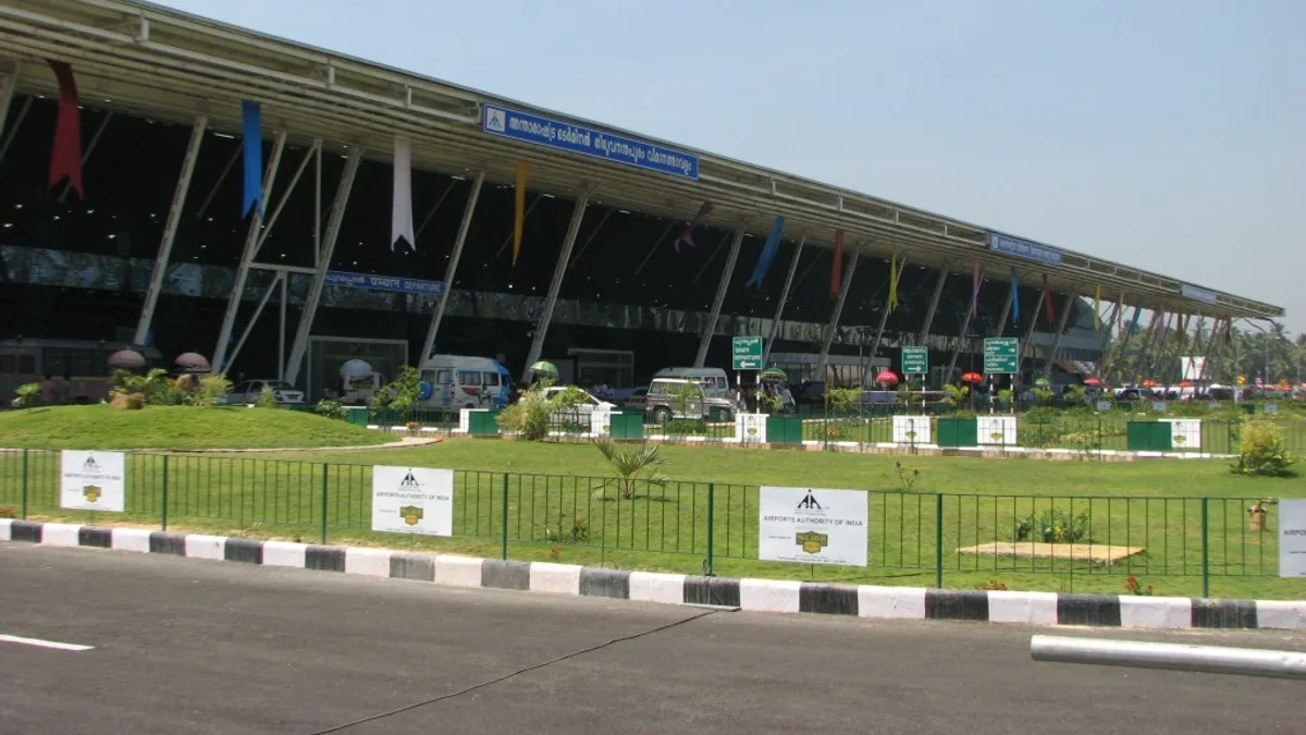 Thiruvananthapuram International Airport in India