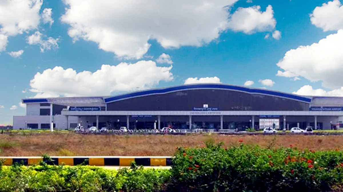 Visakhapatnam Airport in India