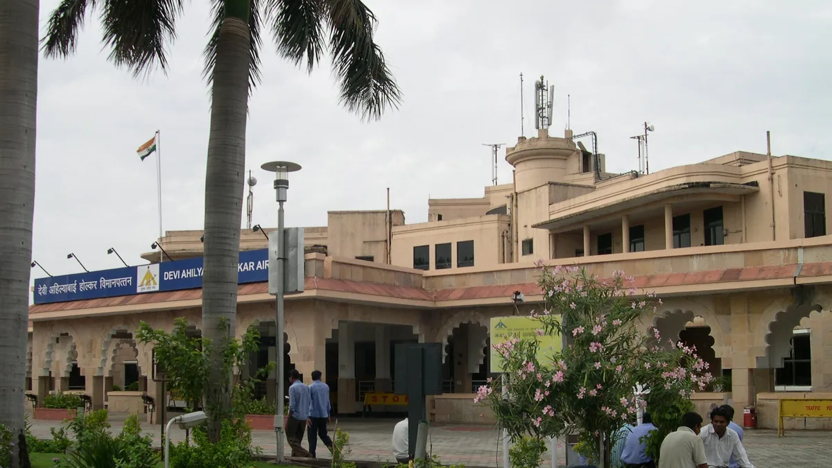 Devi Ahilya Bai Holkar Airport in India