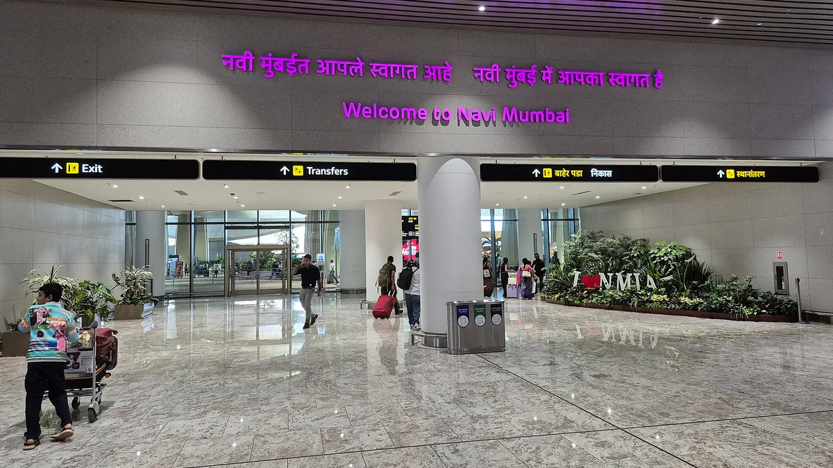 Navi Mumbai International Airport in India