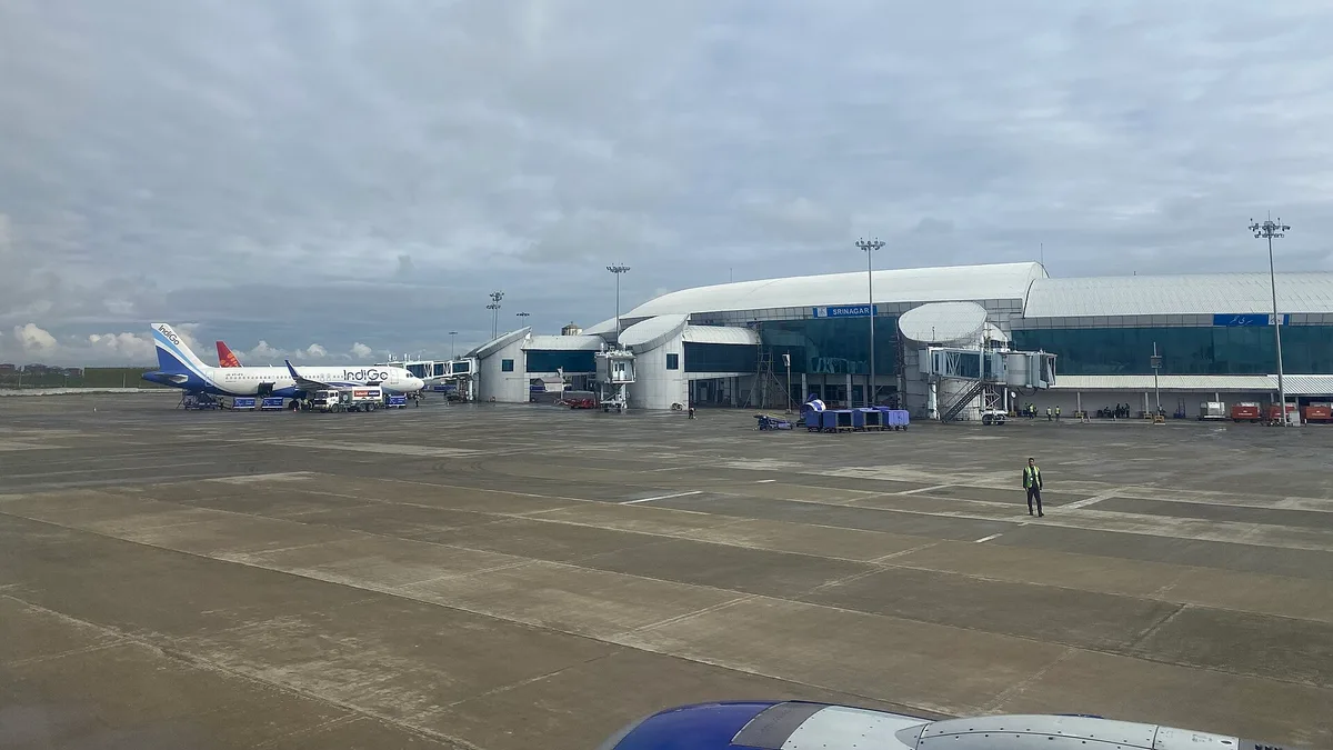 Srinagar International Airport in India
