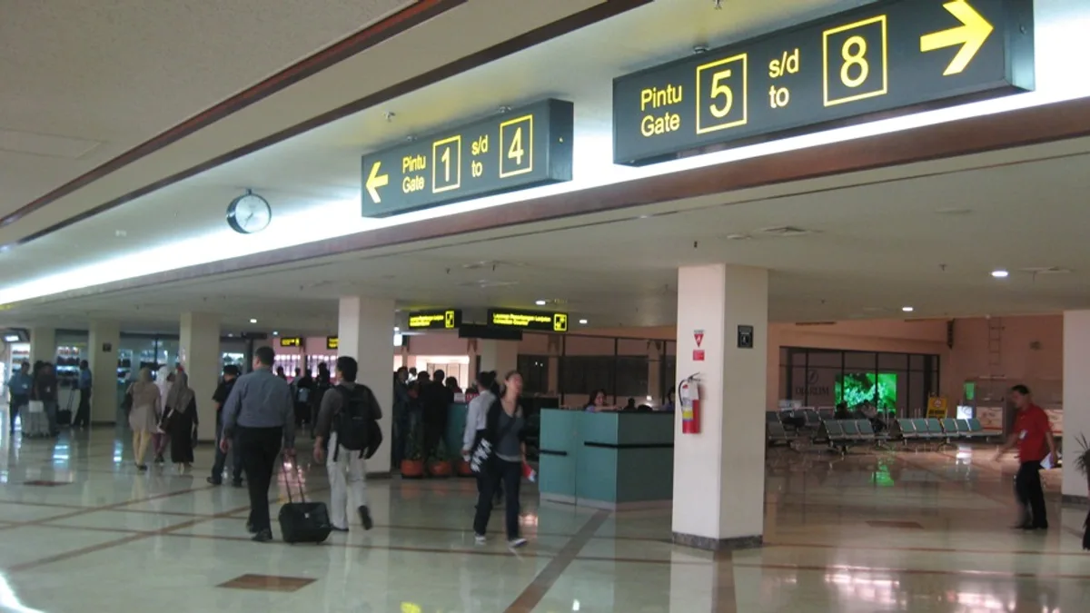 Juanda International Airport in Indonesia