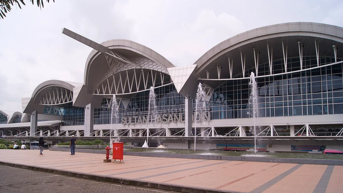 Sultan Hasanuddin International Airport in Indonesia