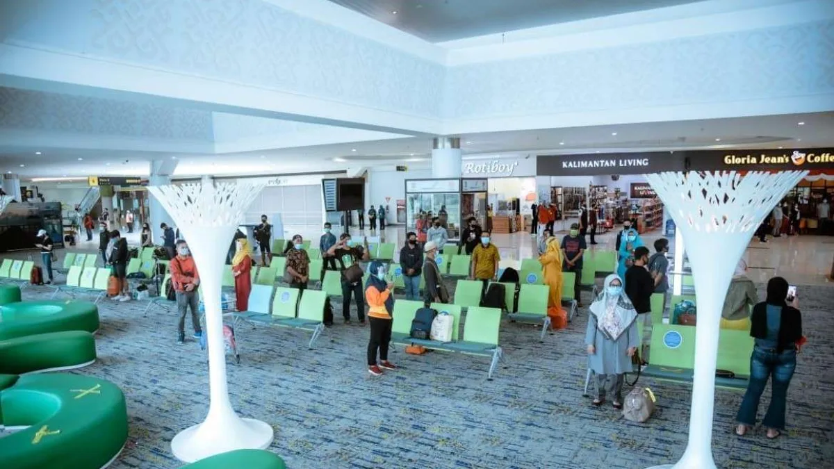 Sultan Aji Muhammad Sulaiman Sepinggan International Airport in Indonesia