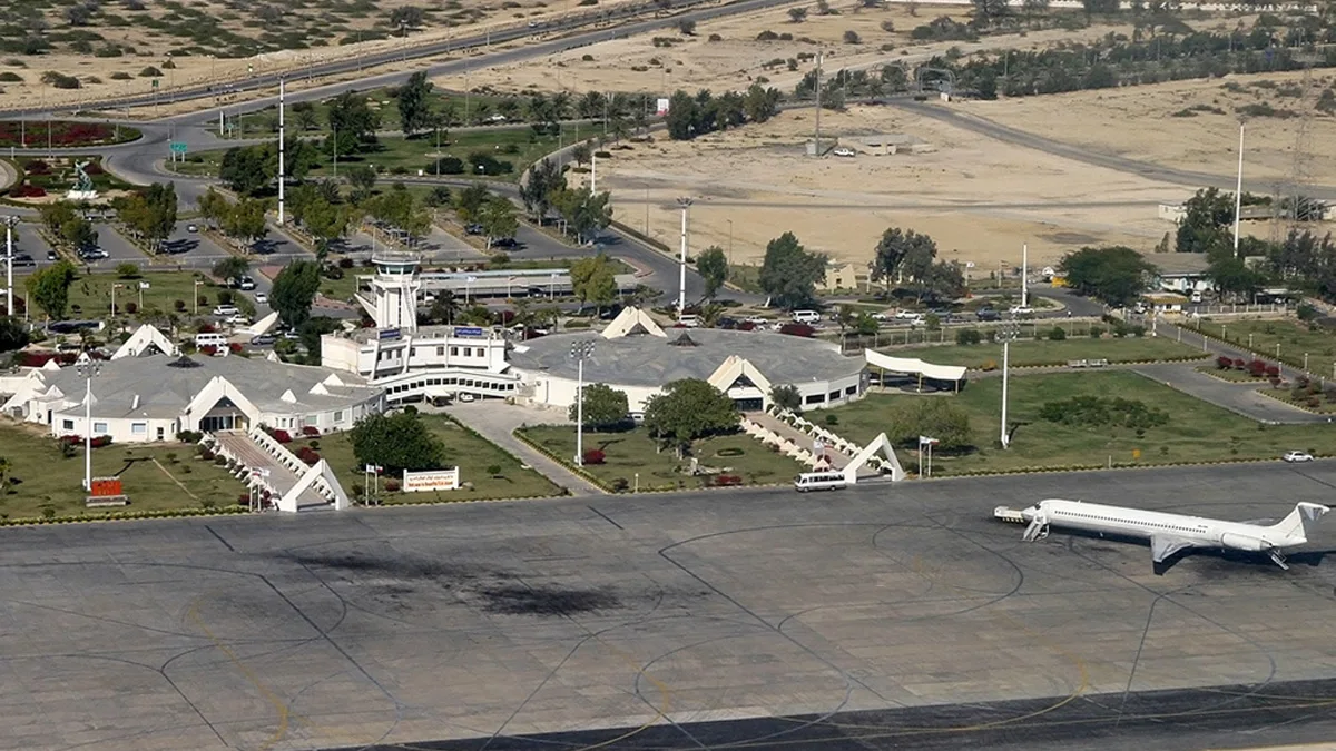 Kish International Airport in Iran
