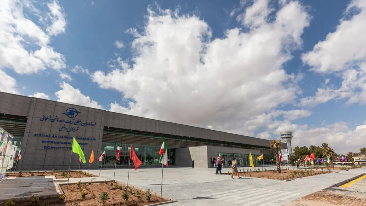Kerman Ayatollah Hashemi Rafsanjani International Airport in Iran