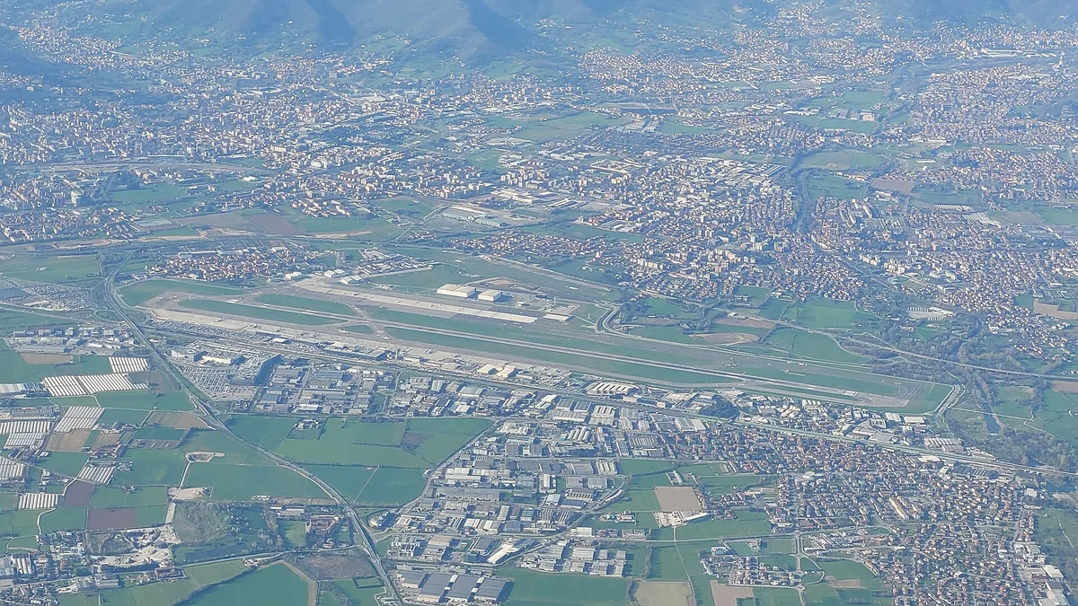 Milan Bergamo Airport in Italy
