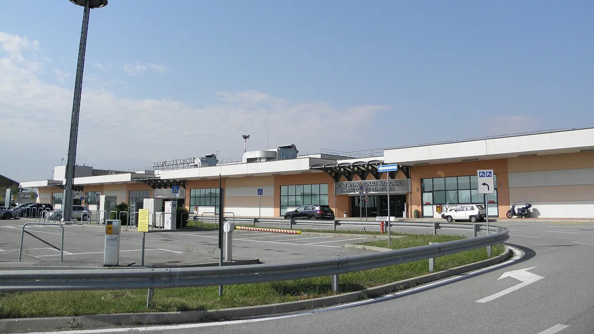 Brescia Airport in Italy