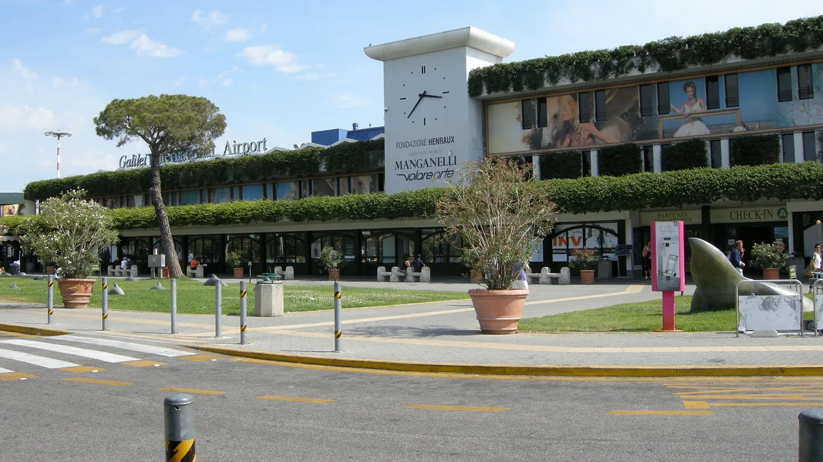 Pisa International Airport in Italy