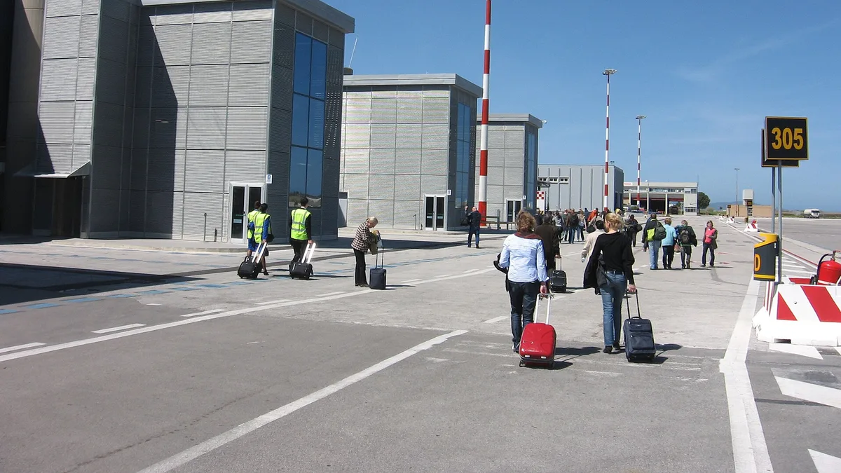 Trapani-Birgi Airport in Italy