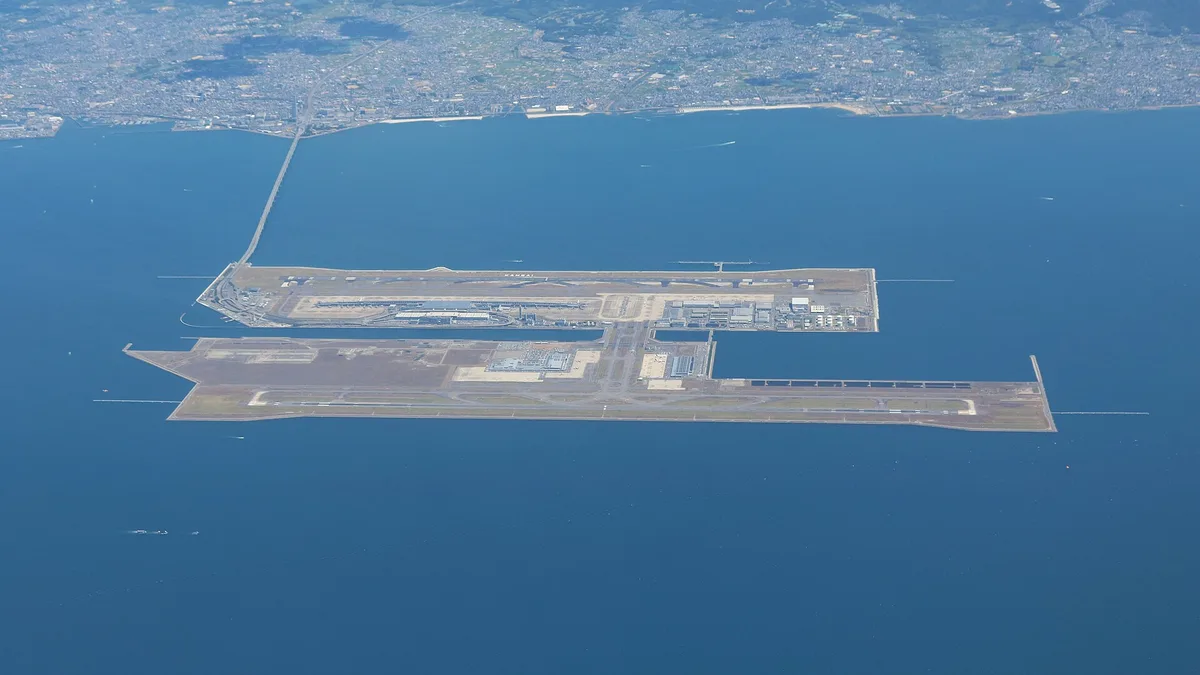 Kansai International Airport in Japan