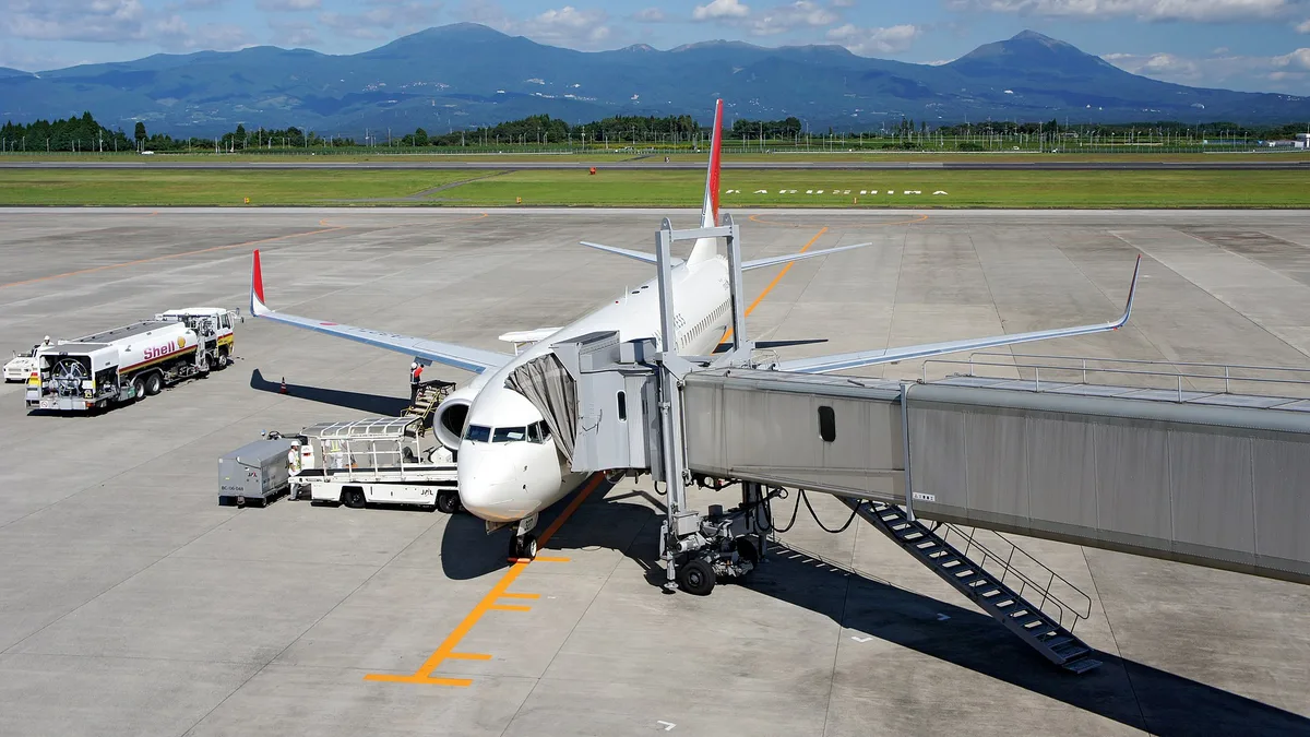 Kagoshima Airport in Japan