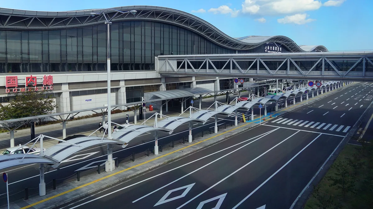Sendai Airport in Japan