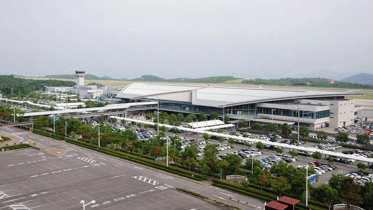 Hiroshima Airport in Japan