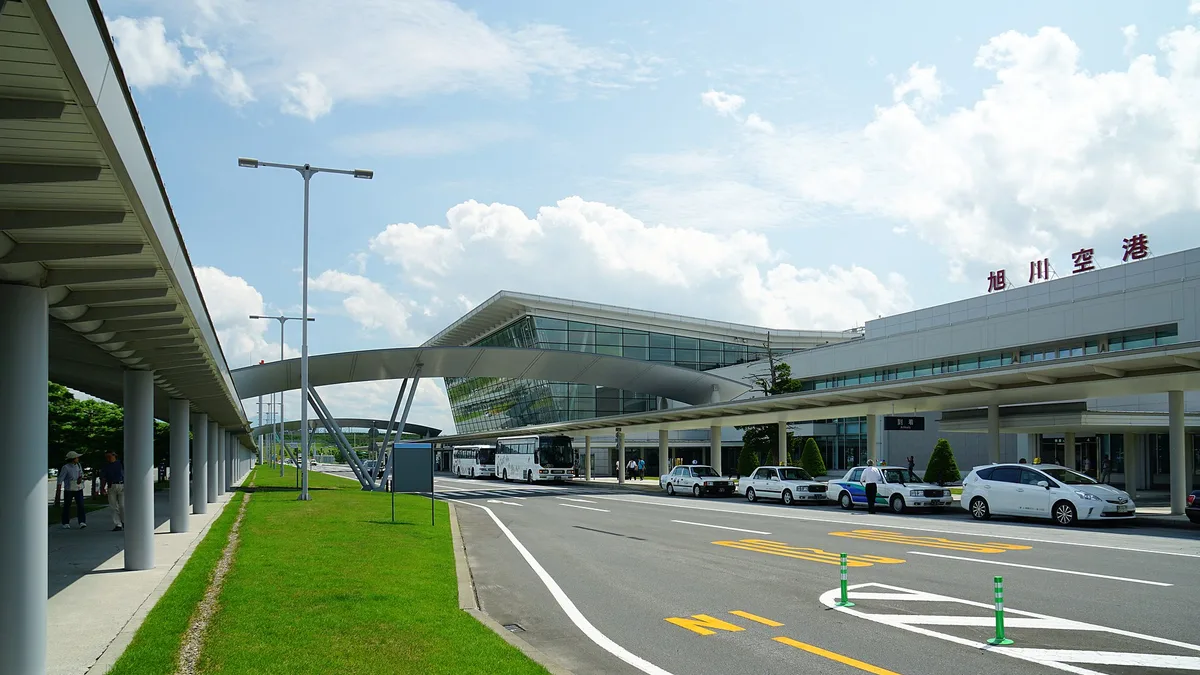 Asahikawa Airport in Japan